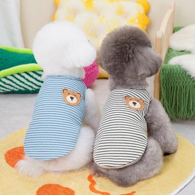 Spring And Summer Pet Cat Clothes, Puppy Clothing, Pet Supplies, Teddy Pomeranian, Bichon, Twist Bear Vest