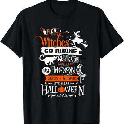 Funny Spooktacular Halloween Graphic Tee T-Shirt