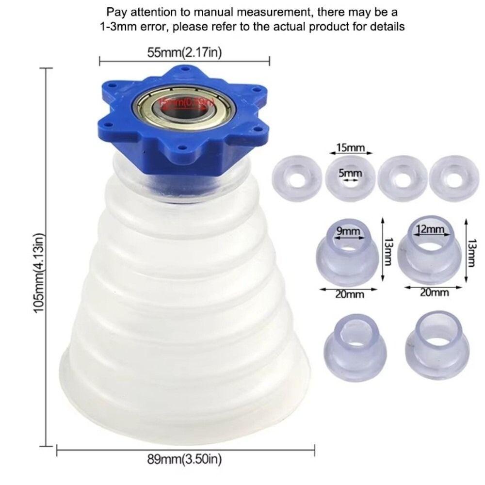 Skalierbare Bohrmehlstaubabdeckung Gummi Staubdichter Auffänger Neuer Staubabsauger Elektrohammer