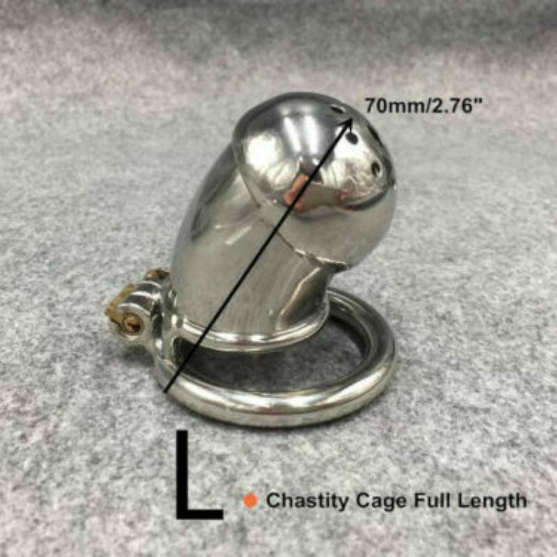 3 typy Volitelný Zámek klece pro muže z nerezové oceli v plně uzavřeném provedení