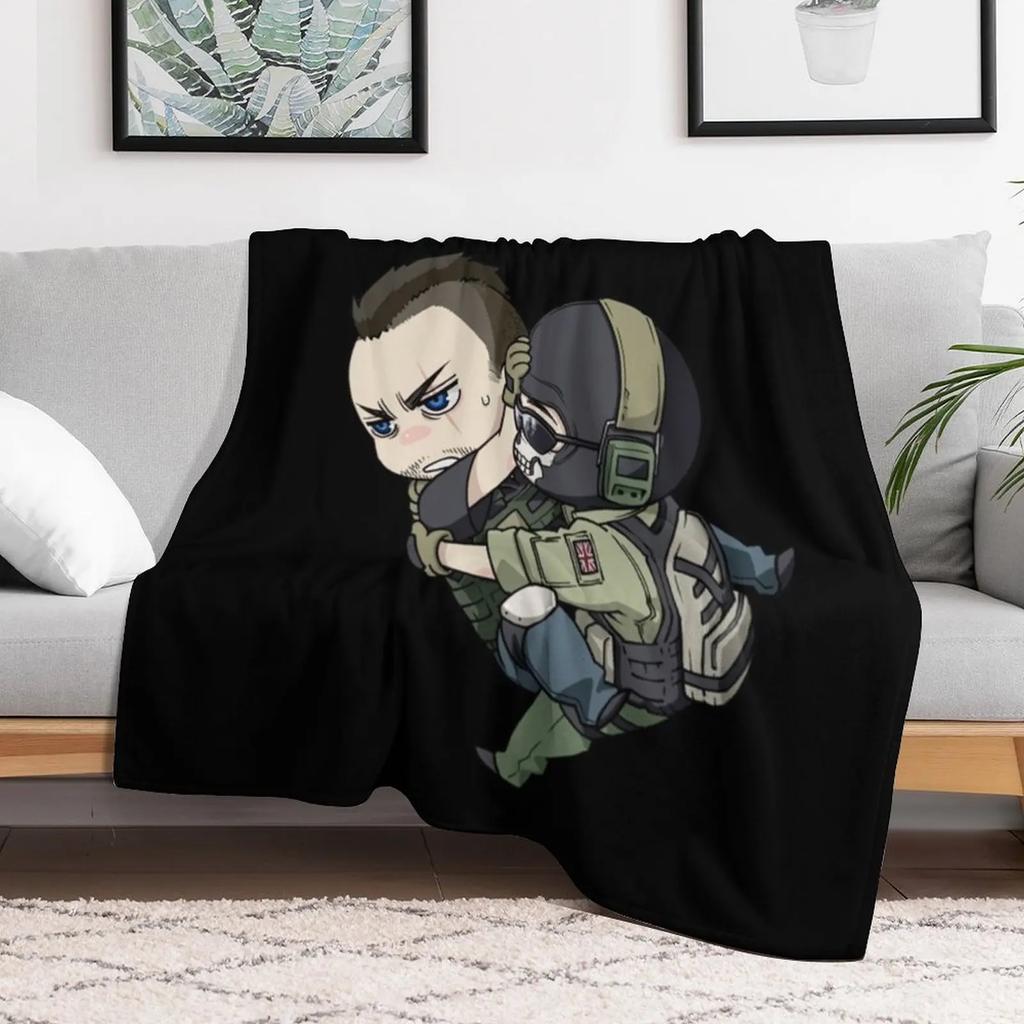 Call of duty modern Throw Blanket Soft Solid Color Blanket for Couch Bed