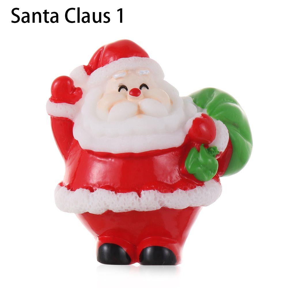 Garden Micro Landscape Home Decorations Miniature Snowman Xmas Tree Santa Claus Christmas Figurines