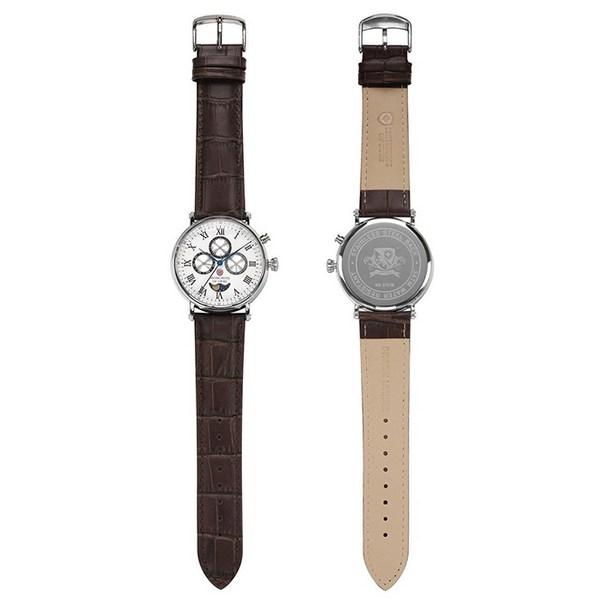 Moncross Herren-Vollkalender-Mondphasen-Lederuhr 43 mm MS3751, koreanische beliebte Uhren
