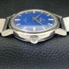VINTAGE ENICAR STAR JEWELS HAND-WINDING 160 SWISS MENS BLUE DIAL WATCH a703862-1 R213f-a703862