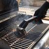 Stainless Steel Electric BBQ Cleaning Brush Double Wheel Rotating Barbecue Brush  Household