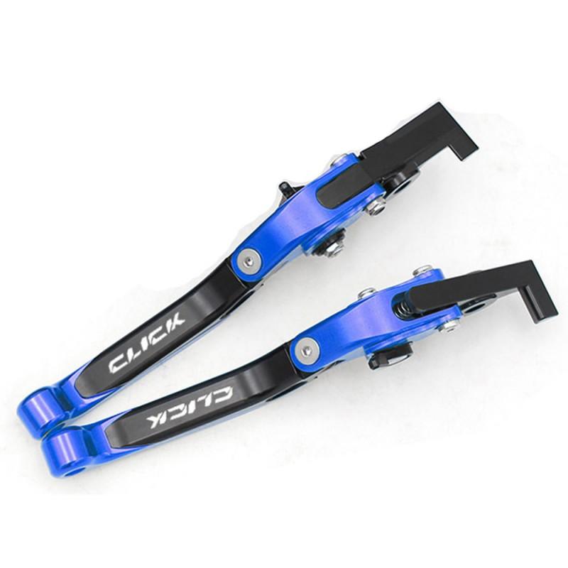 Adjustable Motorcycle Brake Clutch Lever Handlebar Extension Honda CLICK160 CLICK160i Aluminum CNC