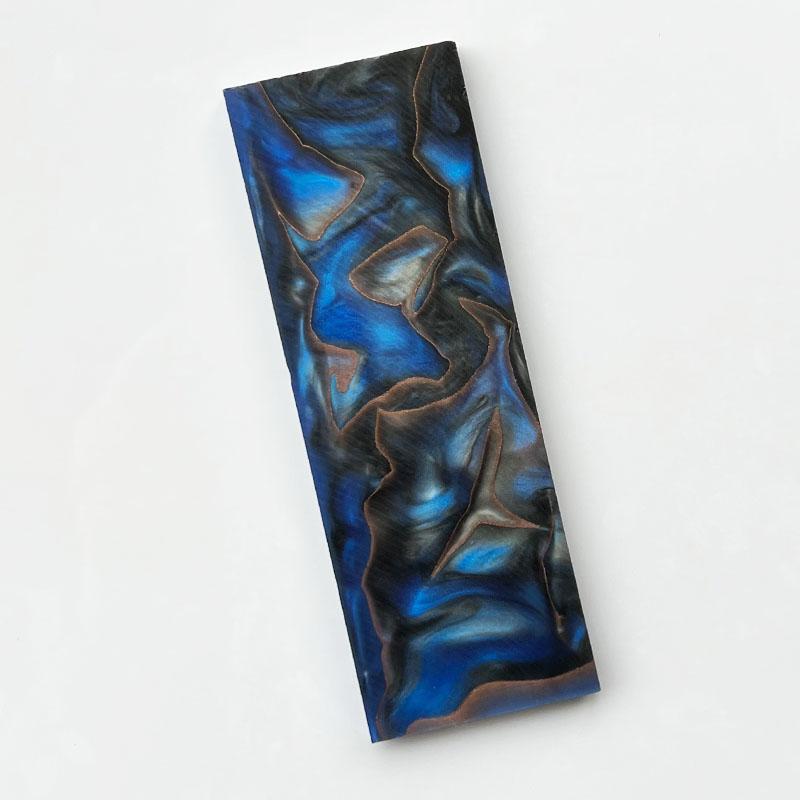 1PC Copper Mesh Resin Knife Handle Material DIY Patch Decor Scales Slabs Blank 120x40x8mm Resin Compression Template Plate