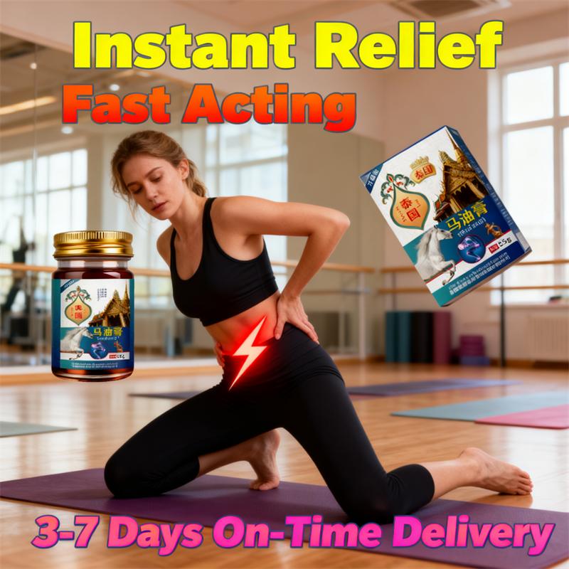 Balsam calmant cu ulei de cal thailandez - Uz extern pentru dureri, 55g Formulă autentică