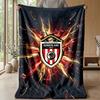 Sunderland Football Print Flannel Blanket, Soft Warm Lightweight Throw Blanket for Sofa Bed Camping