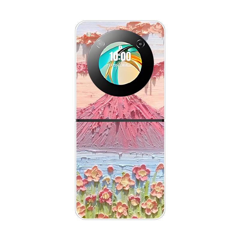 Pro ZTE Libero Flip Pouzdro Módní Roztomilý Kreslený Průhledné PC Tvrdá Skořepina Pouzdro na Telefon Pro ZTE Nubia Flip Flip2 Pouzdra Průhledné Fundas