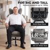 Executive Office Chair, 180kg Big and Tall Desk Chair, Grey