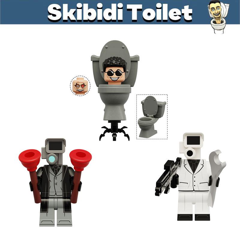 War Skibidi Toilet God Surveillance Expert Building Blocks Diy Figure Toy Gift