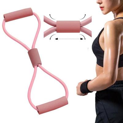 Appareil d'étirement en forme de 8 Beauté du dos Équipement d'entraînement de yoga Ceinture de tension élastique pour l'expansion de la poitrine Corde de fitness pour le dos féminin