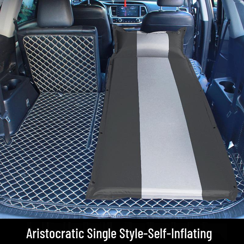 Self-Inflating SUV Travel Bed: Extended Car Trunk Sleeping Pad for Road Trips