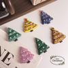 Diy Christmas Fridge Magnet Decorative Tree Strong Suction Soft Magnetic Christmas Eve 3D Stereoscopic Magnetic Cartoon Stickers