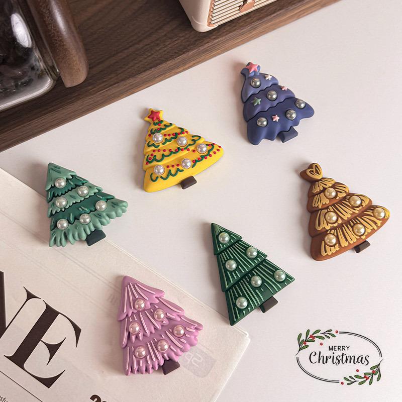 Diy Christmas Fridge Magnet Decorative Tree Strong Suction Soft Magnetic Christmas Eve 3D Stereoscopic Magnetic Cartoon Stickers