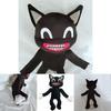 Soft And Cuddly Black Cartoon Cat Plush Toy Ideal For All Ages Holiday Gifts