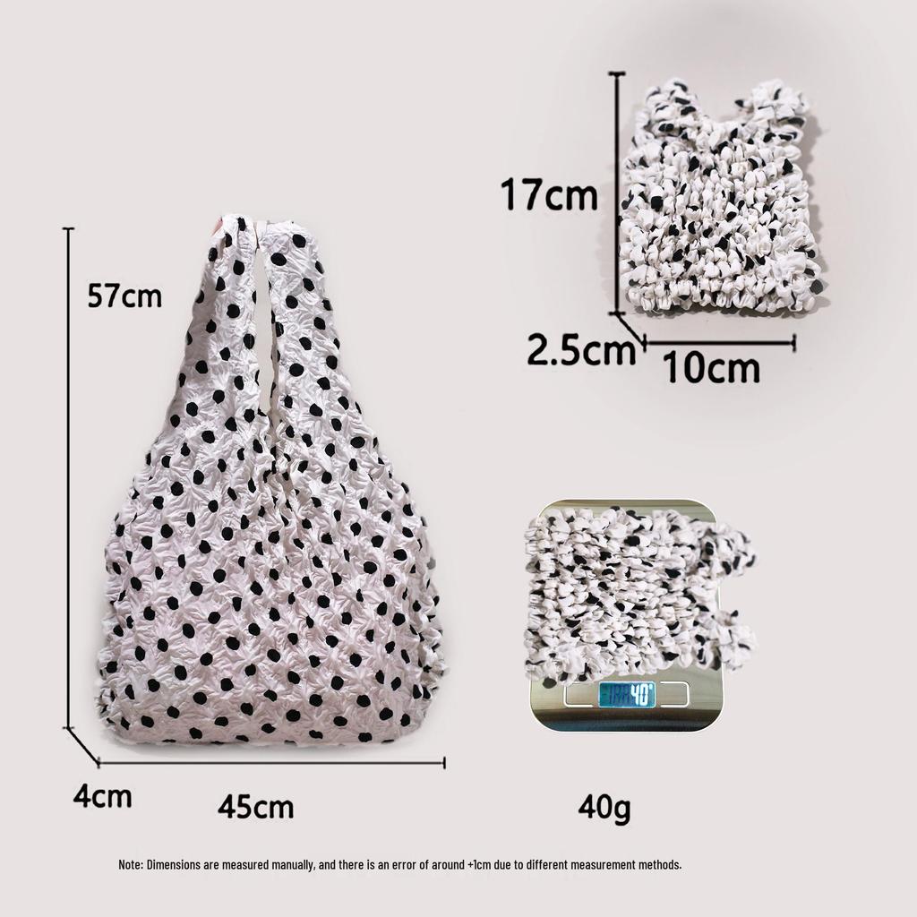 Bolso de Mano Plegable Erizo Flor Transfronterizo: Bolsa Mágica Telescópica Plegable de Piña Miura