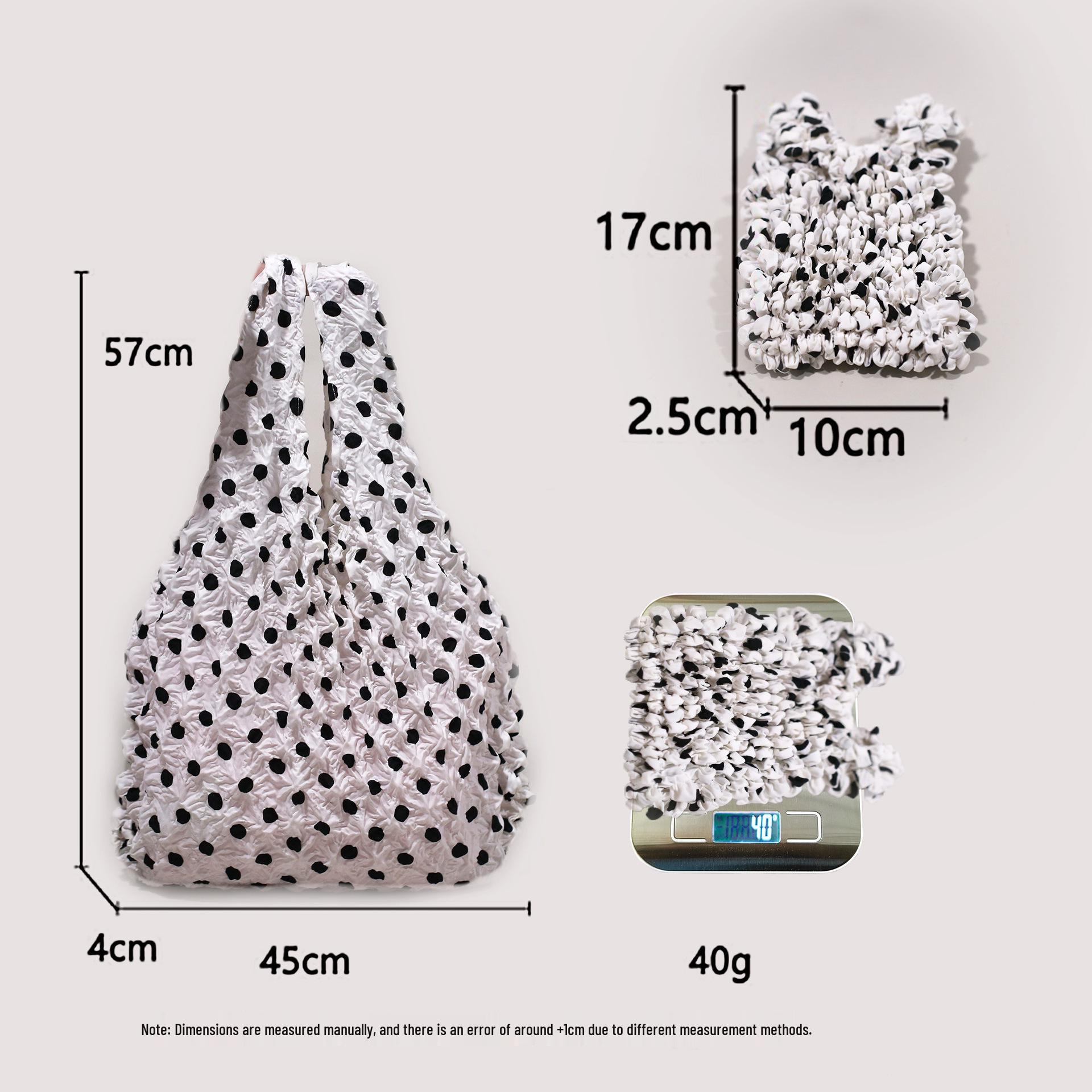 

Cross-border Flower Hedgehog Pleated Handbag: Magic Telescopic Shrinkable Miura Pineapple Bag
