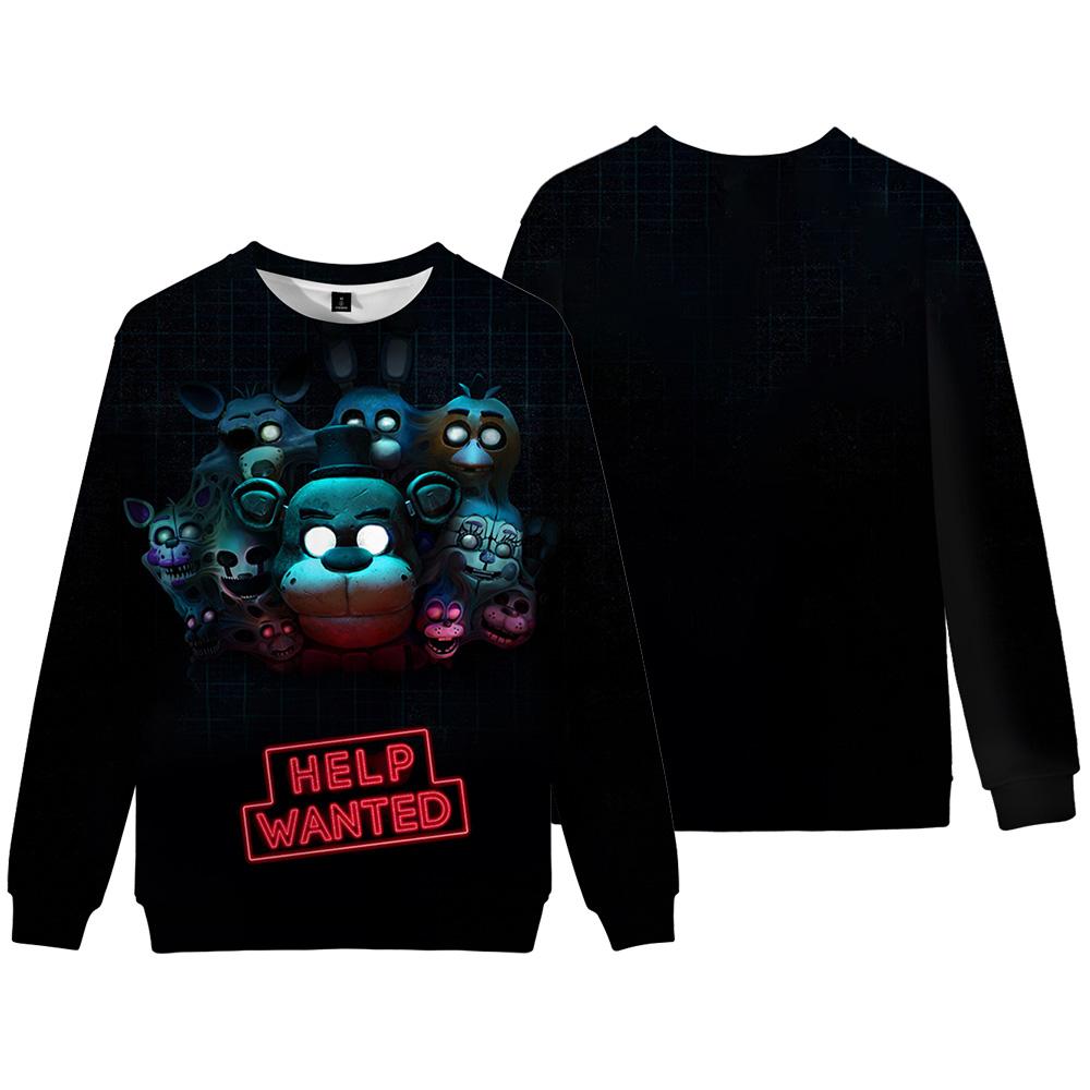 

Мужские толстовки с принтом Five Nights at Freddys, толстовки с капюшоном и круглым вырезом, мужской пуловер для путешествий, мужской топ, уличная одежда, спортивный костюм на открытом воздухе