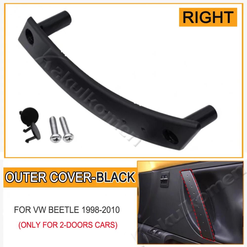 

1C0867171A2QL Car Interior Left Right Door Pull Handle Cover Panel Replacement For Volkswagen VW Beetle 2000-2010 1C0867171A3SG Black-Right