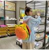 2025 Summer Cute Hamburger Cartoon Backpack for Women - Large Capacity, Double Shoulder Bag
