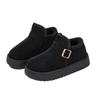 Winter New Large Thick Soled Women's Cotton Shoes with Thick Velvet for Casual Women's Snow Boots and Women's Boots