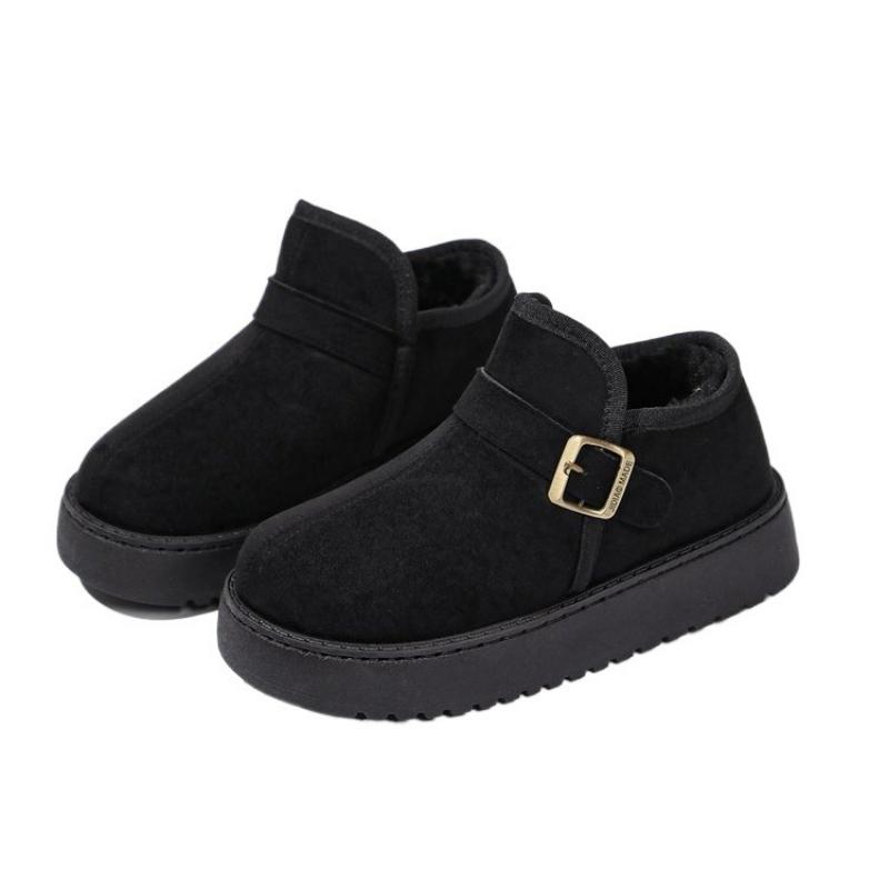 Winter New Large Thick Soled Women's Cotton Shoes with Thick Velvet for Casual Women's Snow Boots and Women's Boots