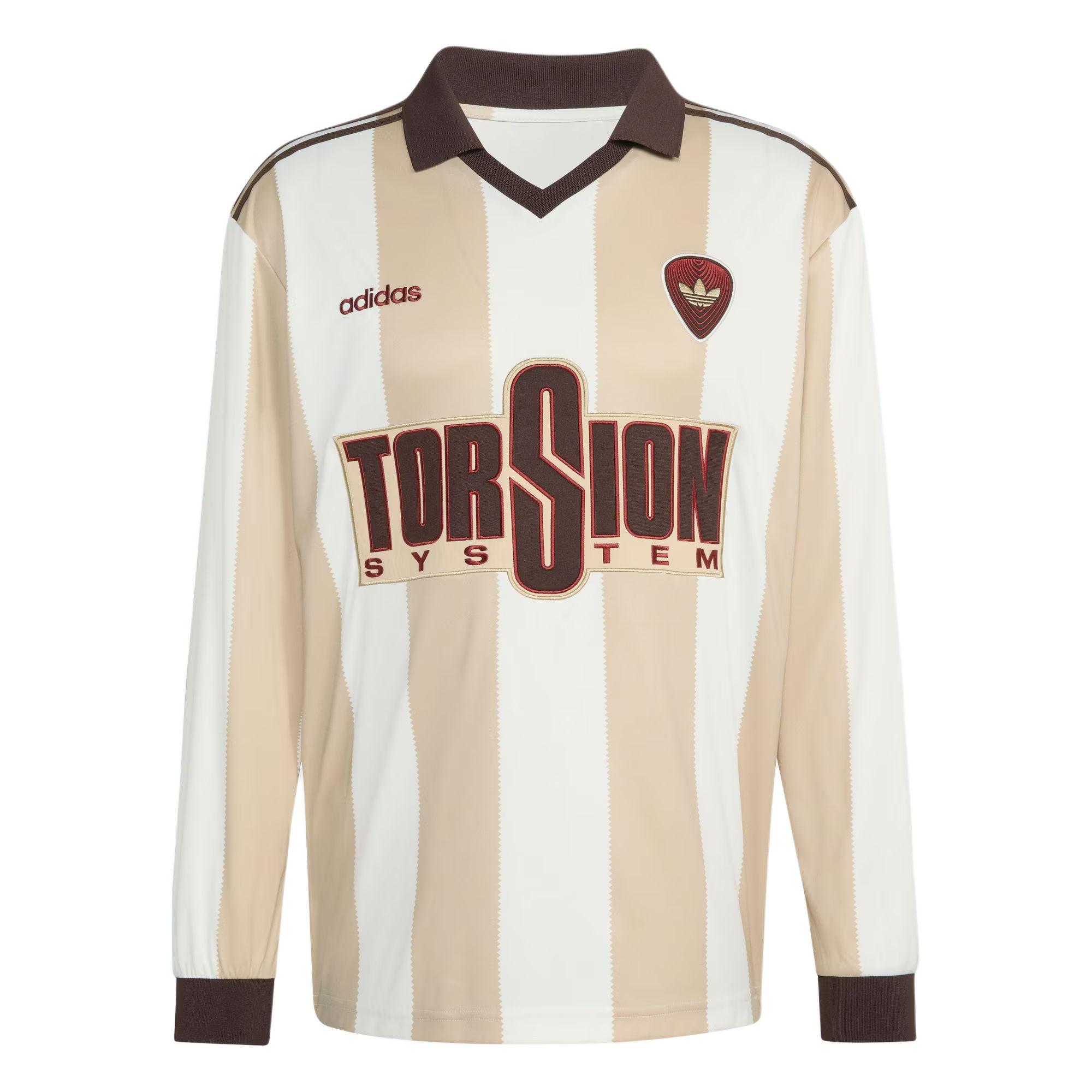 Adidas Оригиналы FW25 Britcore Лонгслив V-образный вырез Свободный крой Пуловер Лонгслив Трикотаж Мужской трикотаж KV6875 XL