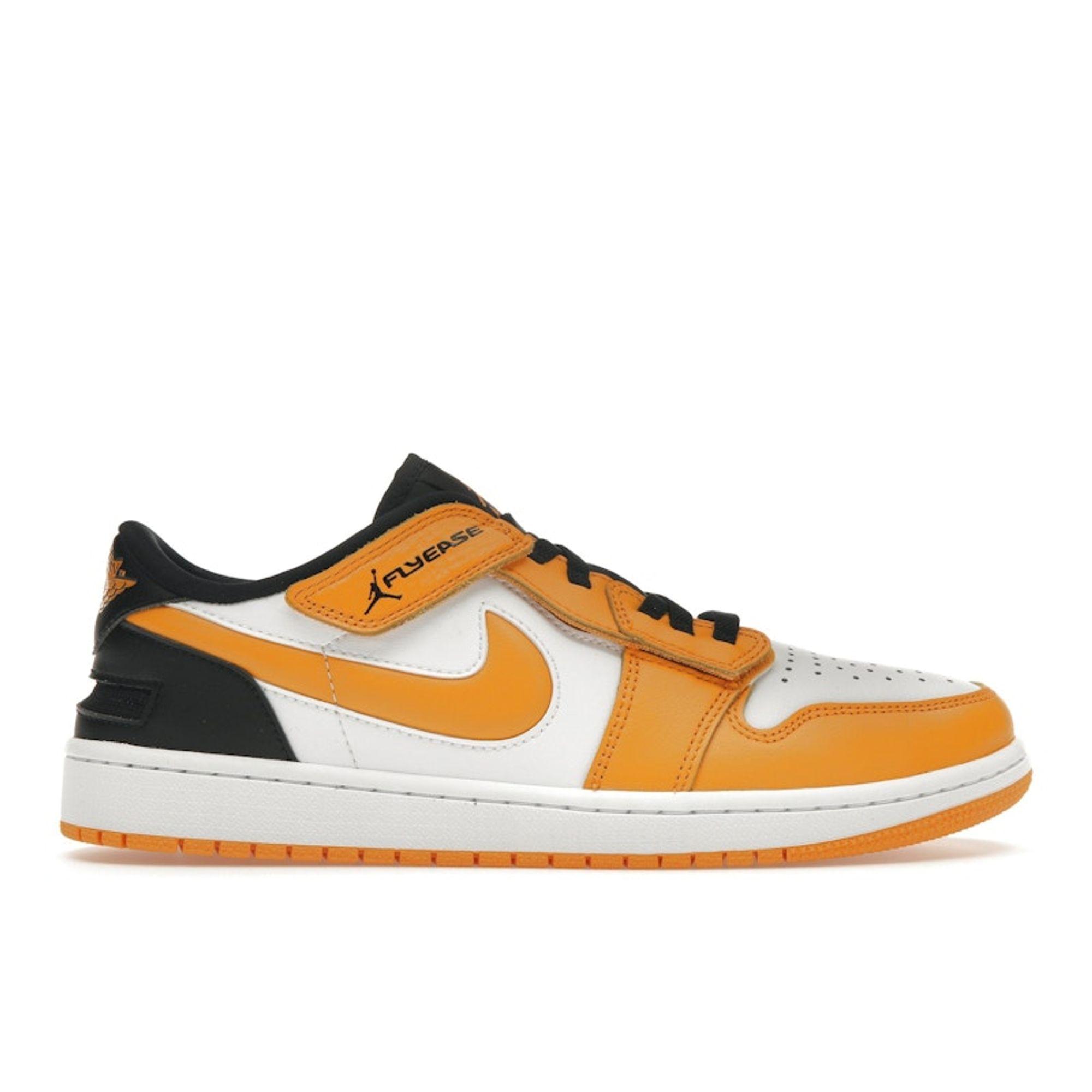 

Air Jordan 1 Low FlyEase White Taxi Мужские кроссовки Желтый Черный DM1206-107 42.5