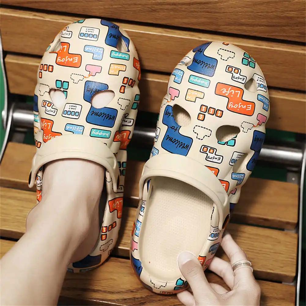 Fashion 43-44 In Beach Sand Man Luxury Sneakers Men's Rubber Sandals Shoes Slippers Summer Sports Snaeker Universal Brands Original
