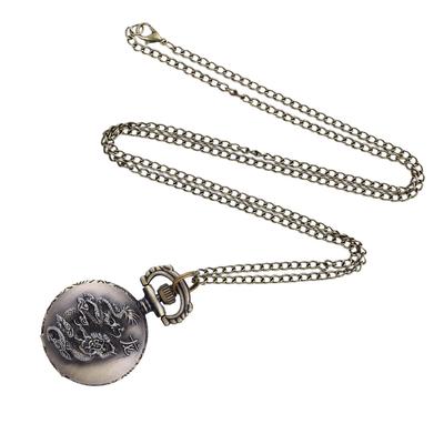 Men and Women Couple Pocket Watch Retro Quartz Hanging Table Commemorative Table