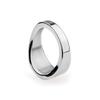 Stainless Steel Bevelled Design Penis Ring Men's Sexual Stimulation Device Chastity Foreskin Glans Lock Ring Enhanced Pleasure