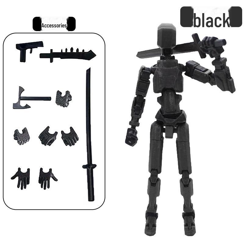 3D Movable Jointed Children's Dolls - Decompression Toy