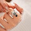 Delicate Cartoon Glaze Ring Vintage Opening Finger Ring Animal Horse Ring Set  Party Favors