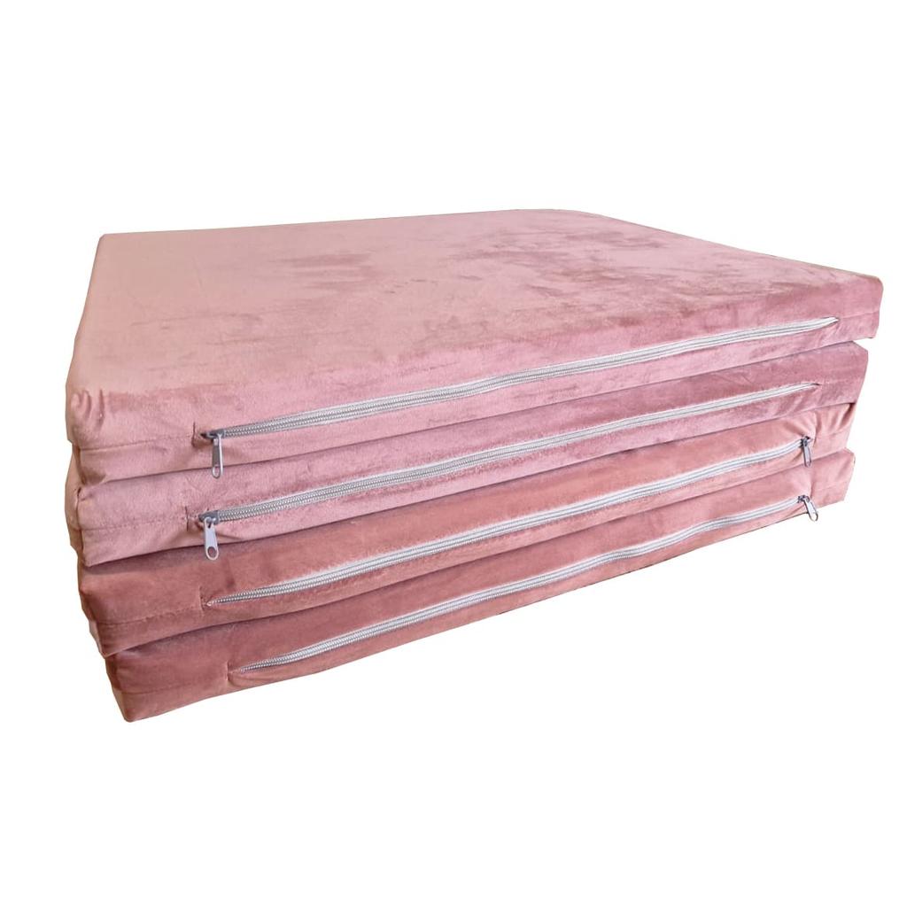 Square Play Mat 120 Cm - Pink