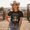 Stay Salty Cowgirl T-Shirt | Retro Western Pinup Desert Design