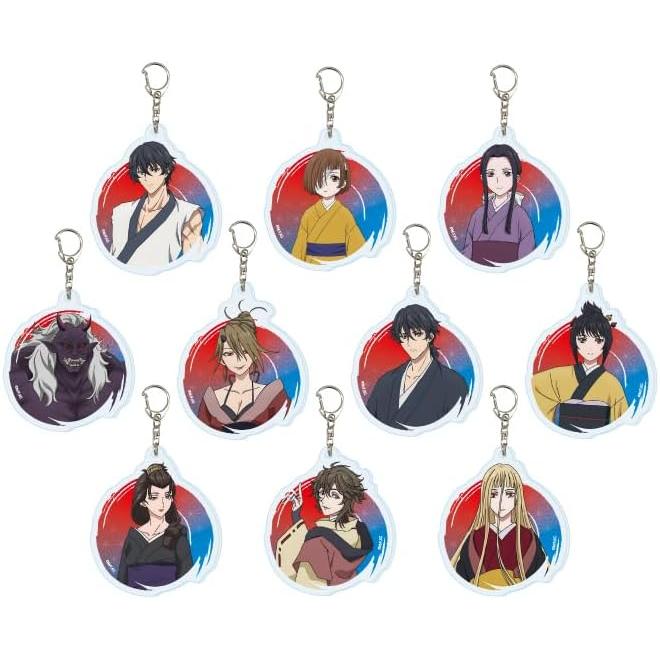 TV Anime "Kijin Gentosho" 01 Acrylic Keychain Complete Set (10 Pcs/box)