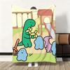 Cartoon Art J-Joguman Throw Flannel Fluffy Soft Blanket Warm Skin-Friendly Throw for Sofa Bed Office Nap Winter