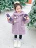 2025 Girls' Fleece-lined Lambswool Coat - Stylish Autumn/Winter Sweater for Kids