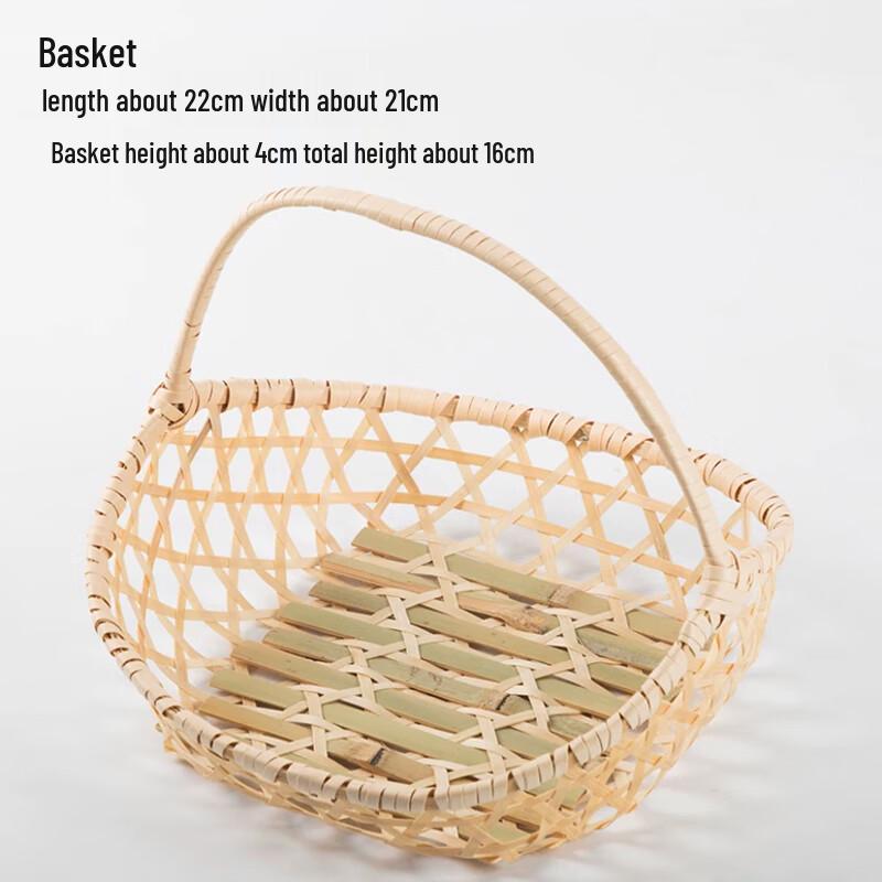 Handmade Woven Bamboo Basket