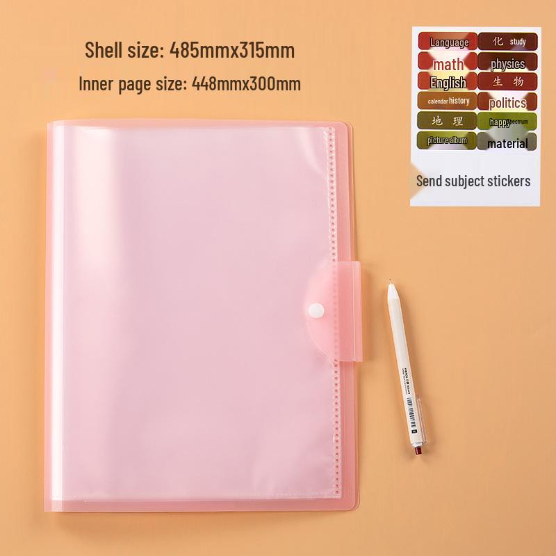 

Хранение тестовых листов формата А3: Прозрачная папка-вставка и студенческий альбом 8K 10 pages