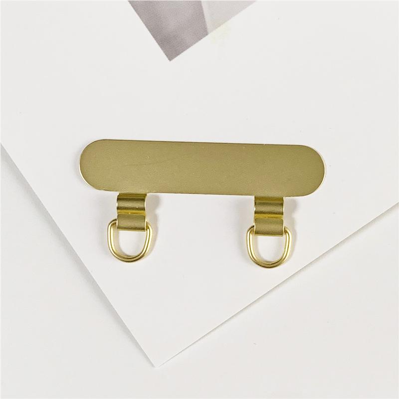 

Upgrade 2 Buckle Stainless Steel Phone Tether Patch Ultra-Thin Phone Straps Replacement Gasket Cellphone Safety Connect Piece Metal