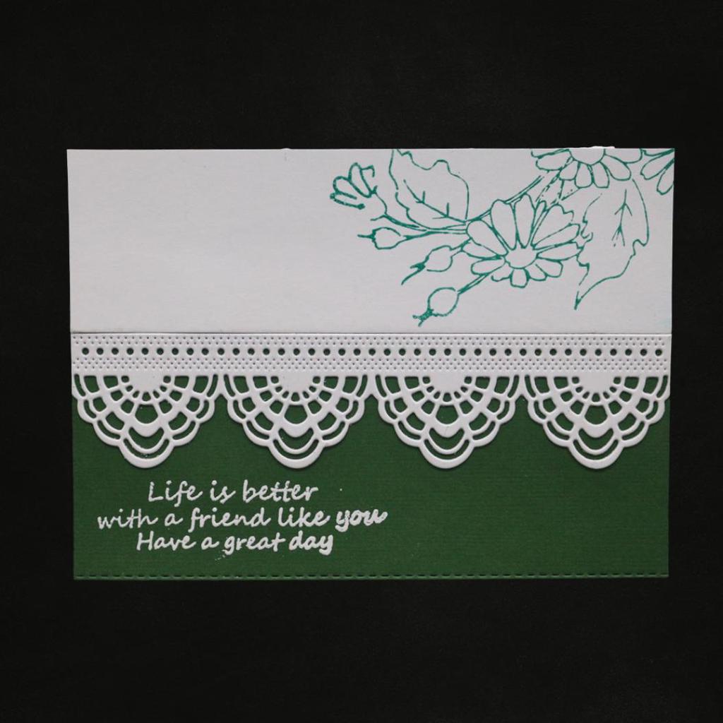 Hollow Lace Metal Cutting Die Scrapbook Paper Card Embossing Stencil DIY Gift