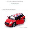 WELLY 4.75" New Mini Hatch Diecast Full Back Mini Car / Red