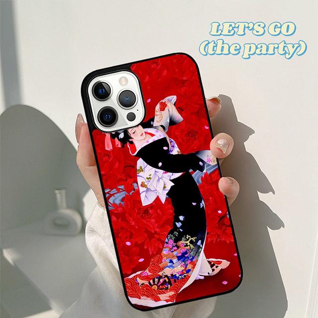 Japan Geisha japanese Geisha girl Phone Case Cover for iPhone 17 Air 16 16e 15 12 11 13 14 Pro Max Apple Plus Coque