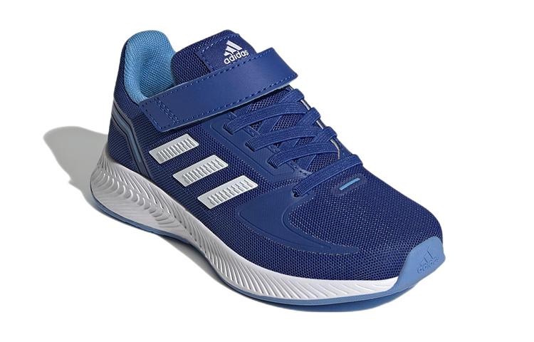 Adidas Runfalcon 2.0 K Abrasion Resistant Breathable Low top Kids' Running Shoes Azure Blue Kids' HR1393