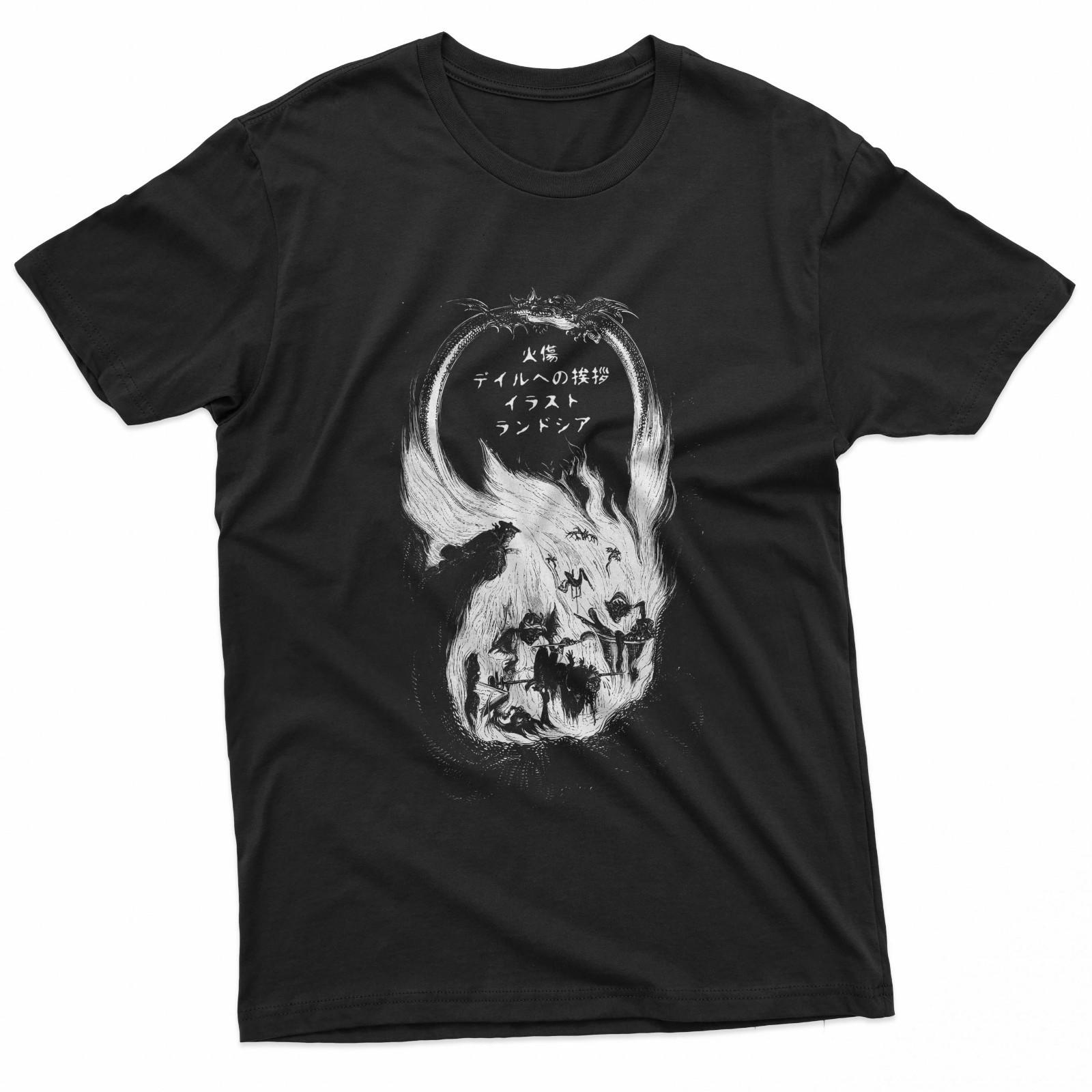 

Japanese Infernal Circle Gothic Horror T-Shirt S разноцветный