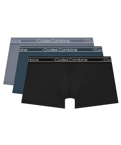 

[Codes Combine Innerwear] Cool Mesh Aerocool Boxer Briefs 3-Pack [Shipped from Korea] 100% Authentic 100