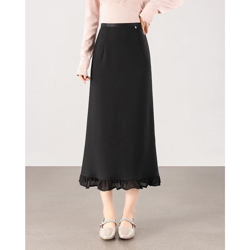 Gonna Midi A-line a Vita Alta da Donna TERRE BLEUE